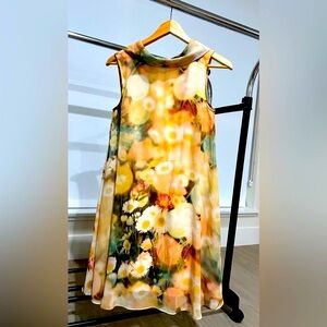 Ted baker floral strechy dress sz 1